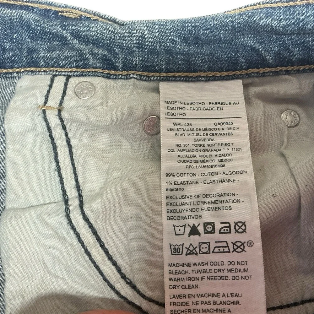 Levi's Signature S61 Relaxed Straight Denim Blue Jeans Men's 30 x‎ 30 (31X30)